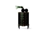 Mobili Italiani Stile Barocco Armadio Nero Cassettiera Mobili Di Design Legno Nuovo