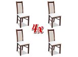 Set Sala Da Pranzo Set Di Sedie Per Sala Da Pranzo K17 4X Seduta Imbottita In Vero Legno