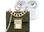 Ideal Of Sweden, Mini Custodia Per Airpods Modello Cleo Con Cinturino Regolabile, Verde