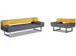Set Di Divani Mobili 3+1 Posti Divano Poltrona 2 Pezzi Soggiorno Stile Moderno