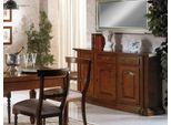 Cassettiera Credenza Marrone Legno Massiccio Mobile Cassettiere Credenze