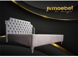 Chesterfield Letti Tappezzeria Letto Hotel Doppio Lusso Design Tessuto Velluto 160X200