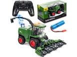 Trattore Coil Rc, Trattore Agricolo, Camion Mietitrebbia, Giocattolo Agricolo, Effetto Vapore, Telecomandato, Scala: 1:24, Frequenza: 2,4 Ghz, Suono, Luce, Verde