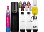 Sodastream Sparkling Water Maker Terra Black Set Bottiglie Sciroppo Cartuccia
