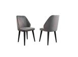 Sedia Grigia Per Sala Da Pranzo Lusso Monoposto Arredo Tessile Design Modello Nuovo