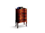 Cassettiera Di Design In Legno Italiano Stile Barocco Di Lusso