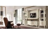 Set 4 Pezzi Soggiorno Rtv Vetrina Tv Credenza Armadio Tavolo Soggiorno Legno Mobili
