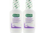 Gum Ortho Collutorio 2X 300Ml Per Apparecchi Ortodontici Cura Della Carie