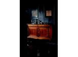 Mobile Italiano Di Design Cassettiera Marrone Lusso Legno Stile Barocco Credenza