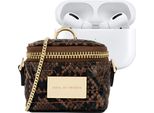 Ideal Of Sweden, Mini Custodia Per Airpods Modello Poppy Con Catena E Moschettone, Marrone