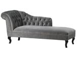 Chaise Longue Creativo Mobili Tessuto Nuovo Soggiorno Design Moderno Divano Grigio Tessile
