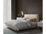 Letto Tappezzeria Design Lusso Letti Matrimoniali Hotel Camera Da Letto In Pelle 150X200Cm