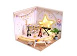 Kit Casa Delle Bambole, Kit Casa Delle Bambole In Miniatura, Casa Delle Bambole In Miniatura In Legno, Kit Casa Fai Da Te, Modello Casa Delle Bambole, Regalo Di Compleanno