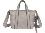 Fritzi Aus PreußEn Borsa A Tracolla Borsetta Bitzi09 Jive Crossbody Bag Metallic Shell Grigio Chiaro