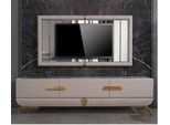 Parete Attrezzata Legno Moderno Stile Scaffale Soggiorno Mobile Rtv Con Cornice Tv