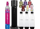 Sodastream Produttore Di Acqua Frizzante Gaia Black 3X1L Bottiglia Cartuccia A Connessione Rapida