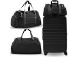 Grande Borsa Da Viaggio Sportiva Nera, Bagaglio A Mano, Borsa Da Allenamento