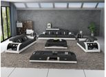 Set Di Divani 3 2 1 Posti Set Divano Imbottito Divano In Pelle Relax Soggiorno Set Nuovo
