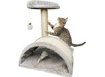 Tiragraffi Per Gatti, Casa, Letto, Tiragraffi, Tunnel Di Peluche + Giocattolo Petjet