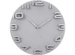 Orologio Da Parete Sensahome Santiago - Orologio Moderno Rotondo Con Numeri - Ø30 Cm - Grigio