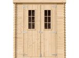 Casetta Da Giardino In Legno Con Pavimento Impregnato - 3,53 M2 Timbela M309C+M309G