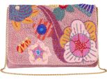 Oilily Borsa A Tracolla Steve Shoulder Bag Embroidery Lilas Rosa Antico