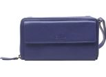 Esquire Pelle Portafoglio Borsa Per Cellulare Peru Phone Wallet Bag Night Blue