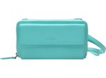 Esquire Pelle Portafoglio Borsa Per Cellulare Peru Phone Wallet Bag Turquoise Turchese