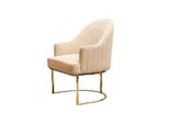 Sedia Per Sala Da Pranzo Beige Di Design Monoposto Arredo Tessile Sedie Imbottite