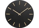 Sensahome Orologio Da Parete Jakarta - Orologio Moderno Industriale Rotondo - Design Minimalista - Ø30 Cm - Nero