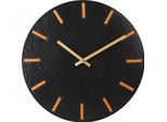 Orologio Da Parete Sensahome Paris - Orologio Moderno Industriale Rotondo - Design Minimalista - Ø30 Cm - Nero