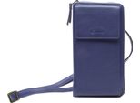 Esquire Pelle Portafoglio Borsa Per Cellulare Peru Phone Wallet Bag Night Blue