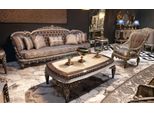 Set Di Divani Chesterfield Classici Taupe 3+1+1 Posti Divani Di Lusso