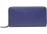 Esquire Pelle Portafoglio Peru Zip Around Wallet Night Blue