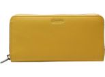 Esquire Pelle Portafoglio Viktoria Zip Around Wallet Yellow Giallo