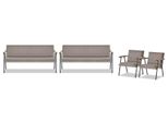 Suite Studio Imbottita 2X Designer A Tre Posti 2X Poltrona In Tessuto