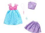 Mattel GWF04; HRH44 - Barbie Fashions 2-Pack - Vestito Da Sirena + Top E Gonna Viola