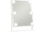 Specchio Da Trucco Uniq Xl Hollywood Con 6 Luci Led E Funzione Touch - Bianco