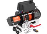 Vevor Argano Elettrico A Fune, Capacità Di Carico 6000 Lb, 12 V Dc, Per Autocarri, Con 1/4" X 55', Due Opzioni Di Controllo Remoto, Impermeabile IP55"