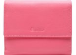 Esquire Pelle Portafoglio Viktoria Wallet With Flap Salmon Rosa