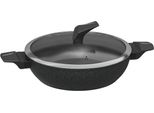 Padella Da Portata Michelino Adatta A Tutti I Tipi Di Piano Cottura Con Rivestimento Antiaderente - Ø 28 Cm Con Coperchio
