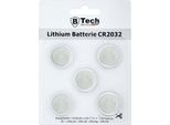 Batteria Al Litio (Confezione Da 5) CR2032 A Bottone In Blister