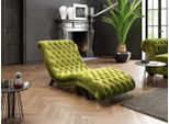 Divano Chesterfield Divano Lounger Legno Metallo Chaise Longue Relax Lounger Nuovo