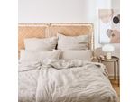 Biancheria Da Letto In Mussola Blumtal 135X200 Cm In Set Da 4 - 2X Copripiumino 135 X 200 + 2X Federa 40X80 Grigio