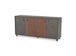 Credenza Grigio-Marrone Mobili Da Studio Di Lusso Credenza Da Ufficio Edie