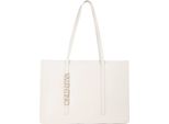 Borse Valentino Borsa A Tracolla In Ecopelle Wall Re Shopping Bag Ecrù