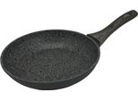 Padella Nera Con Manico Effetto Legno Lega Di Alluminio Per Tutti I Tipi Di Piano Cottura 24 Cm