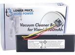 Tradebit Batteria Di Ricambio Compatibile Per Viomi V2 Pro V3 Se Vacuum Mop Pro - Li-Ion - 3500 Mah - 14,4V