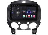 Autoradio Carplay 2+32G 9'' Android13 Per Mazda2 2007-2013 Gps Navi Dab Bt Wifi Swc Rds Dsp 4 Core
