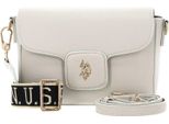 U.S. Polo Assn. Borsa A Tracolla New Mansion Flap Crossbody Bag Cream White Avorio